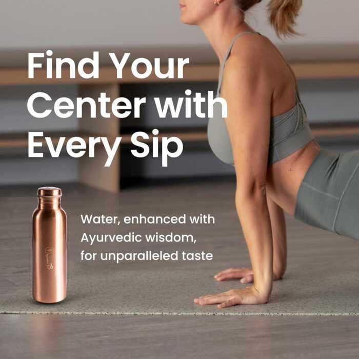 Plain Copper Water Bottle (949ml) - Organic B