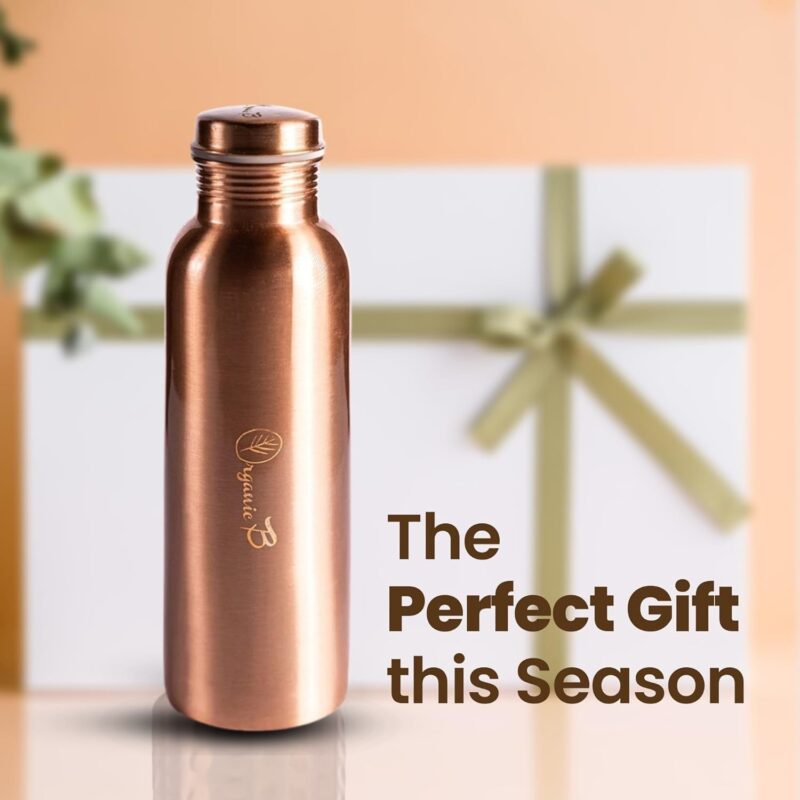 Plain Copper Water Bottle (949ml) - Organic B