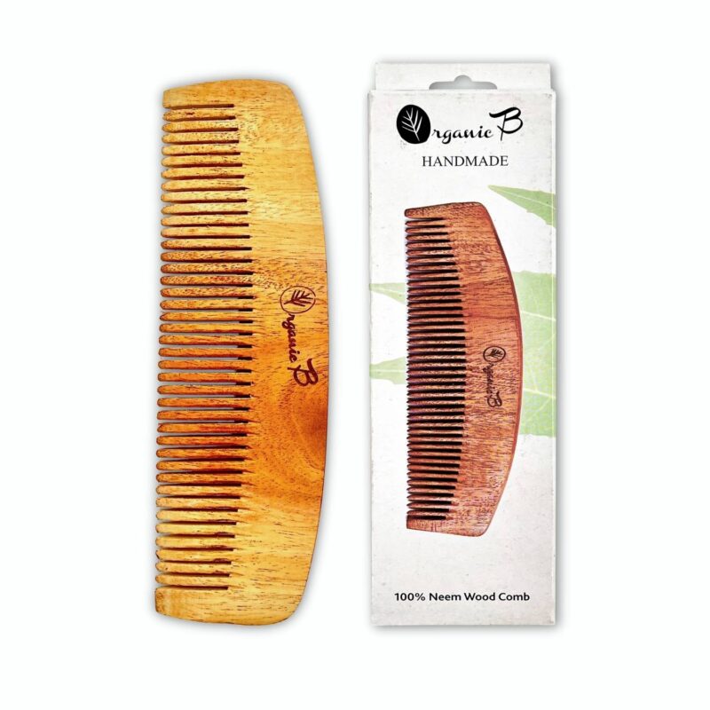 OrganicB-Moon-Shaped-Natural-Neem-Comb