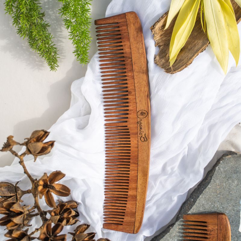 sheesham comb, organic wood comb, wooden comb, sheesham wood comb, organic neem comb, organic hair products, detangling comb, dressing comb, wood comb, handmade wood comb, rosewood comb, organic rosewood comb