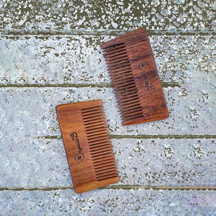 Pocket Size Rosewood/Sheesham Wood Comb for Beard - 3