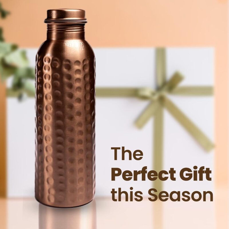 Hammered Copper Water Bottle (949ml)