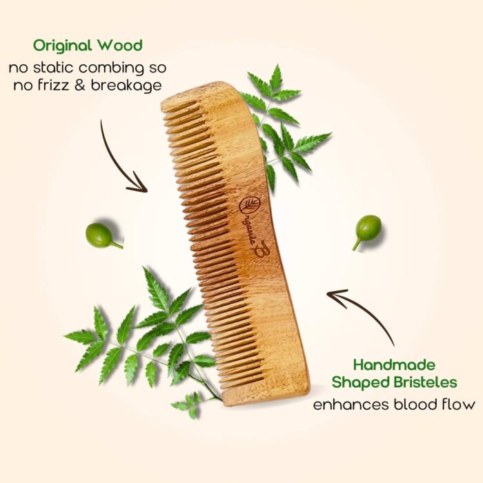 Organicb neem wave shaped comb