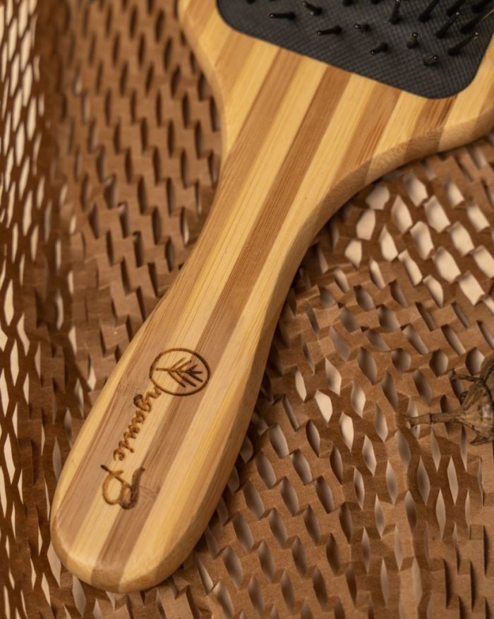 Organic B's Paddle Brush (Naylon Bristle) - Cushioned Brush