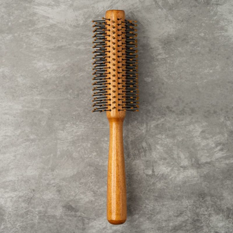 Wooden Roller Brush with Handle