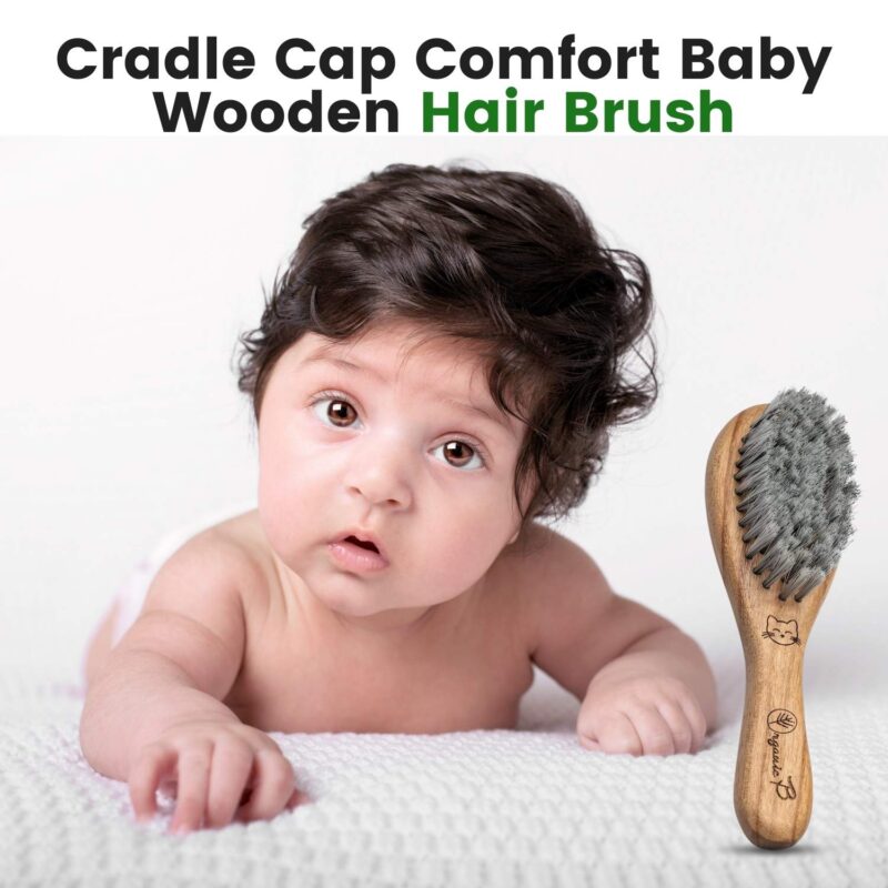 Wooden Hair brush for baby