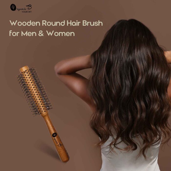 Hair Roller brush wooden