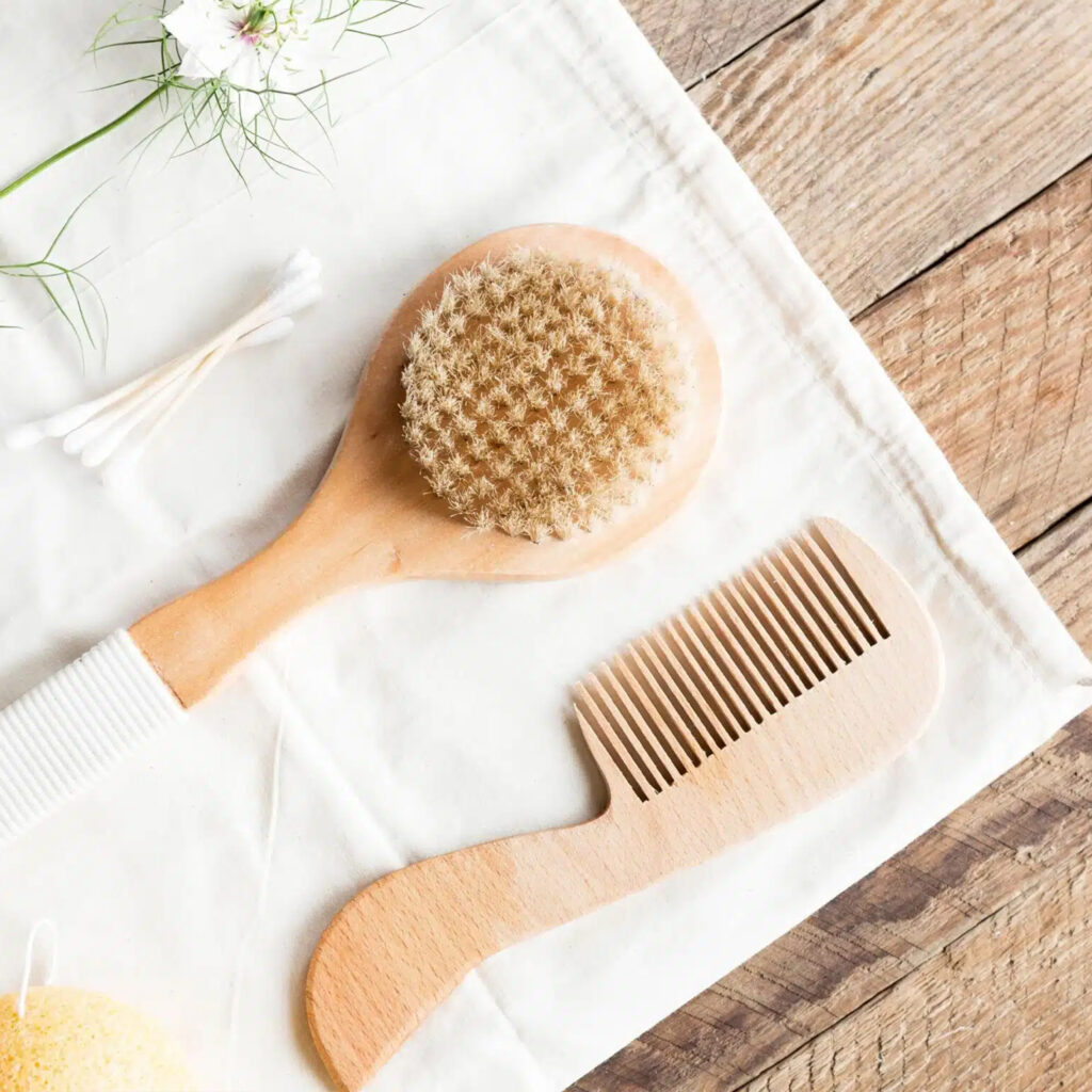 Unlock Healthy Hair & Happy Scalp with Organic B's Neem Wood Combs!