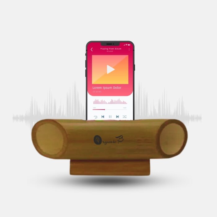 Natural Bamboo Amplifier Speaker | Large