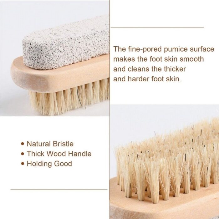 wooden pedicure brush