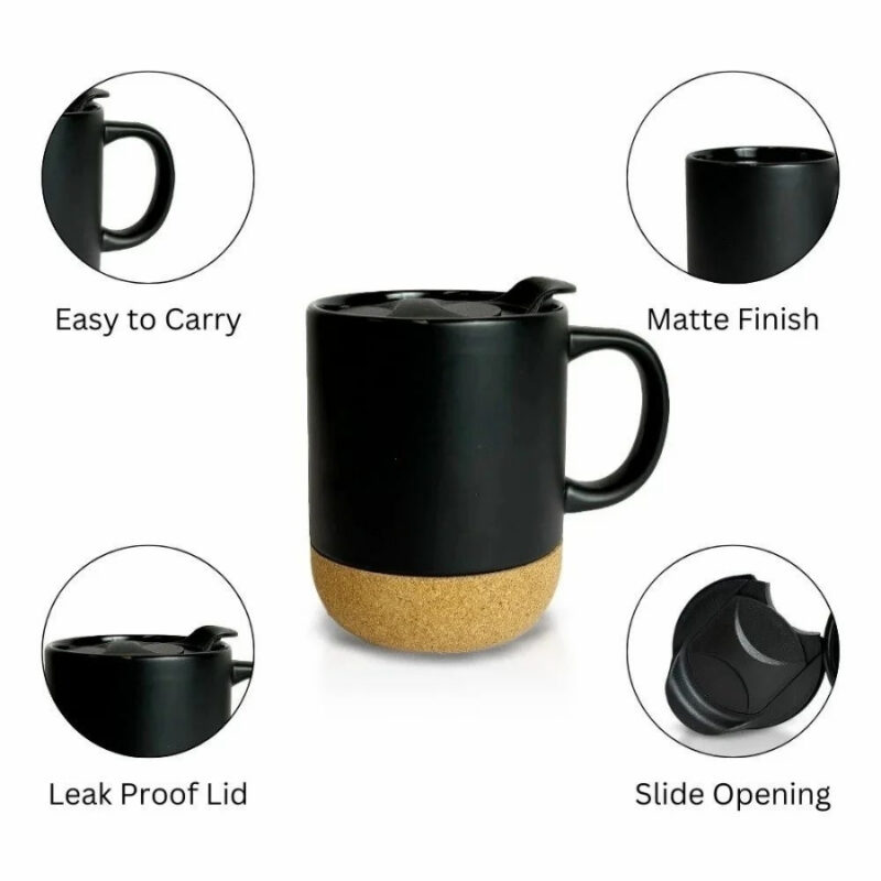 Ceramic Cork Base Coffee Mug