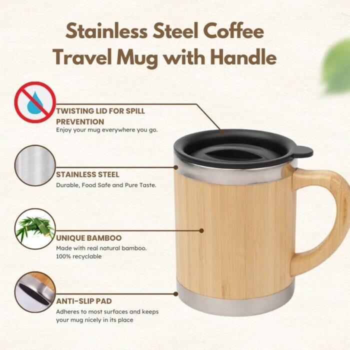 Bamboo coffee Mug